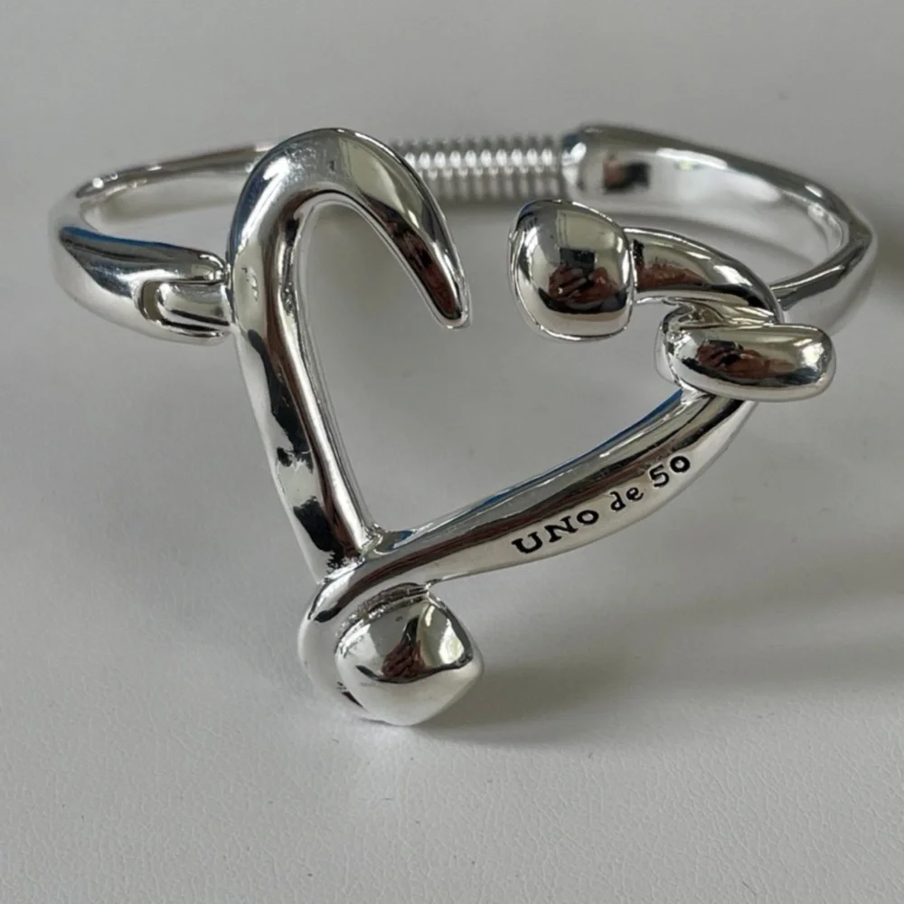 UNO de 50 Bracelet - ONE LOVE - Size M - Silver